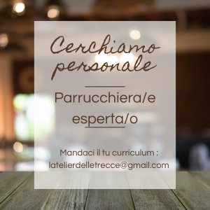 Cercasi parrucchiere/a esperto/a