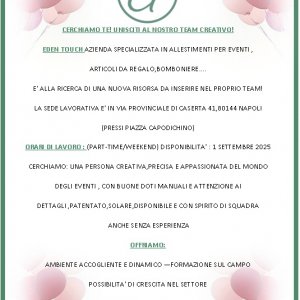 COLLABORATORE EVENTI