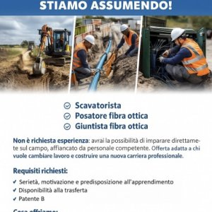 Siet impianti srl ricerca ESCAVATORISTA a Terni, TR, Italia