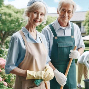 Coppia di domestici custodi in Sardegna