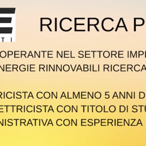 ALE IMPIANTI TECNOLOGICI SRLS ricerca IMPIEGATO AMMINISTRATIVO a Ferrara, FE, Italia