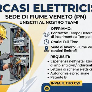 Qm impianti ricerca ELETTRICISTA a Pordenone, PN, Italia