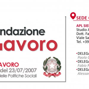 Agenzia per il Lavoro - Siena 1  Studio Ass.to di Consulenza del Lavoro Neri Sabatini ricerca GEOMETRA e MONTATORE INFISSI a Foiano della Chiana, AR, Italia