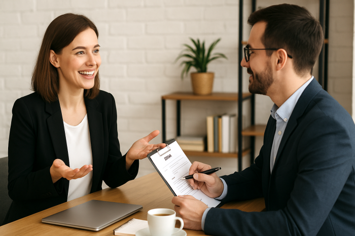 Foto Colloquio di lavoro: frasi ed esempi per valorizzarsi (senza sembrare mai banali)